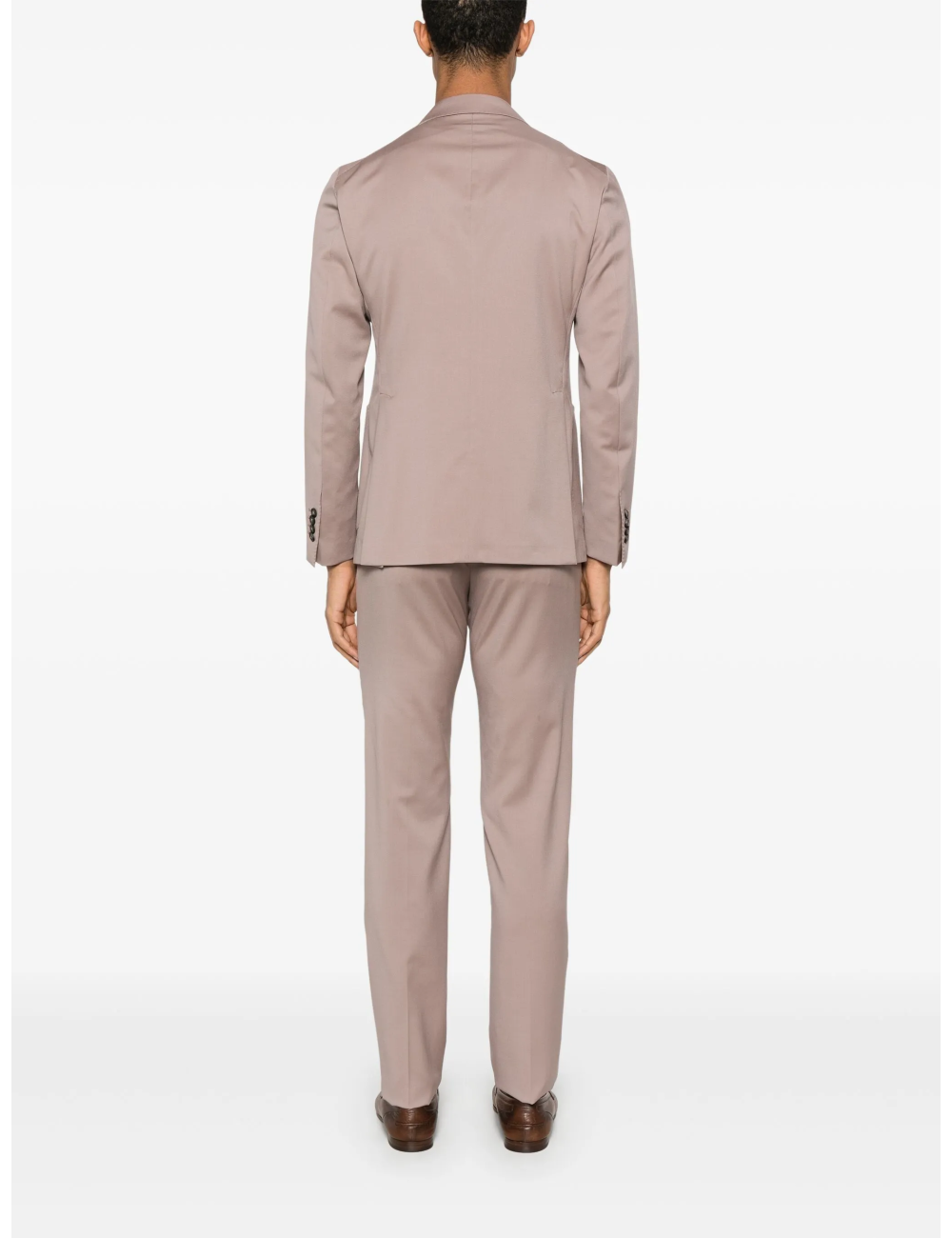 Abito doppiopetto rosa polvere