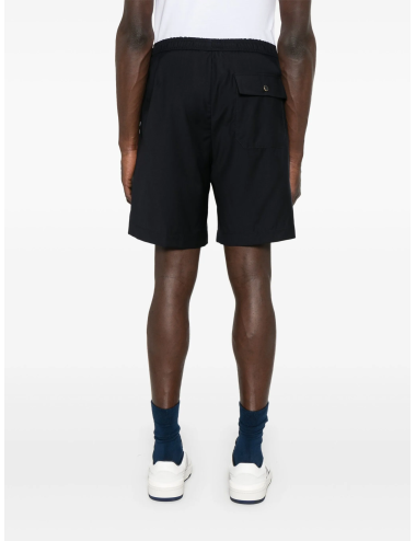 Bermuda blu notte con coulisse 2