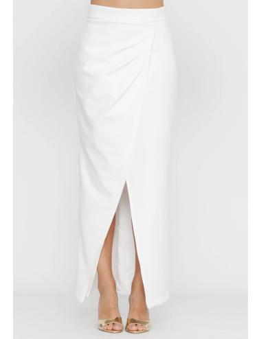 Gonna longuette bianca