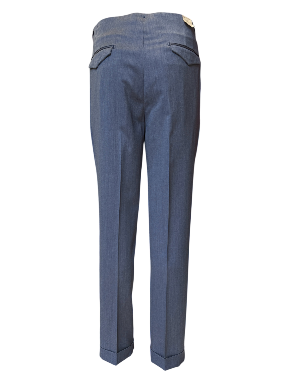 Pantalone celeste con pence