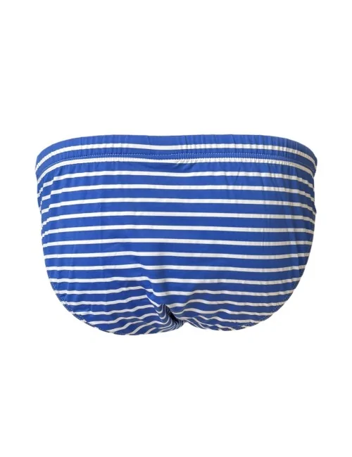 Costume a slip rigato