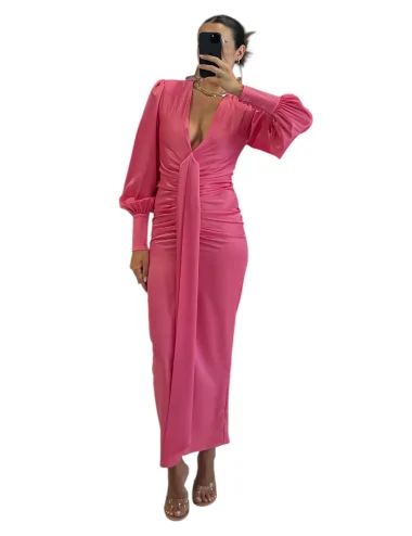 Abito Lungo Con Fusciacca