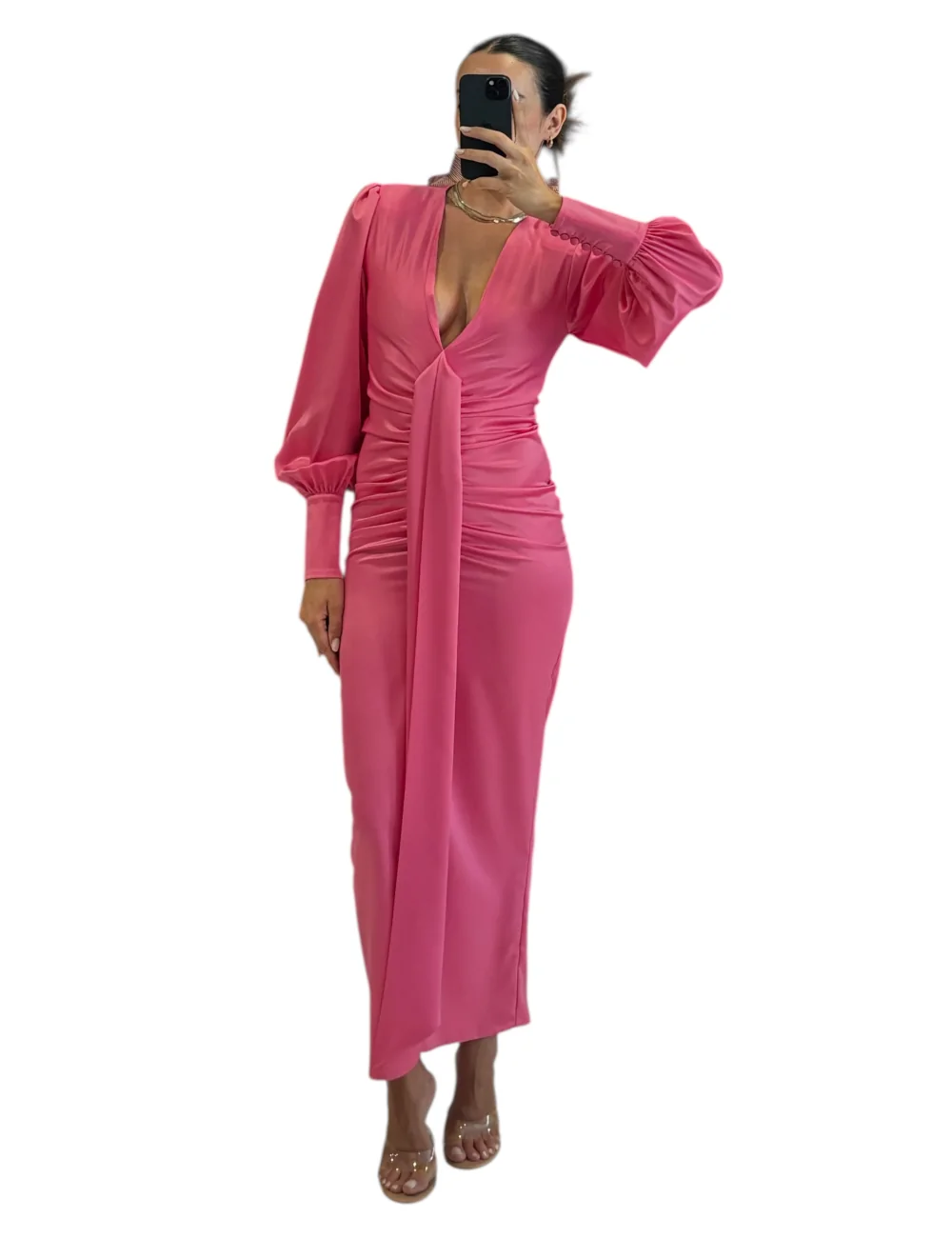 Abito Lungo Con Fusciacca