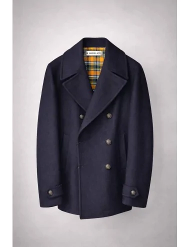 Cappotto doppiopetto con bottoni