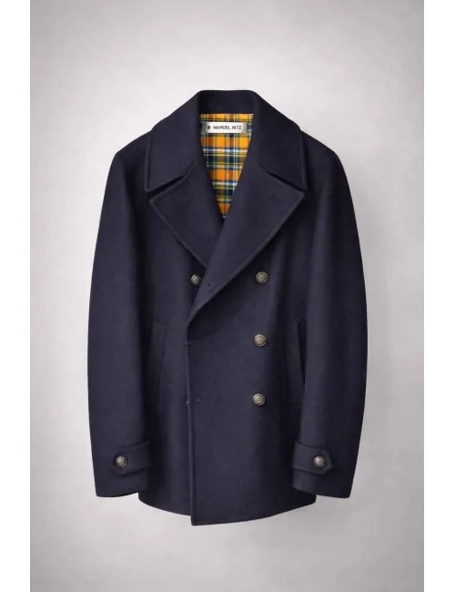 Cappotto doppiopetto con bottoni