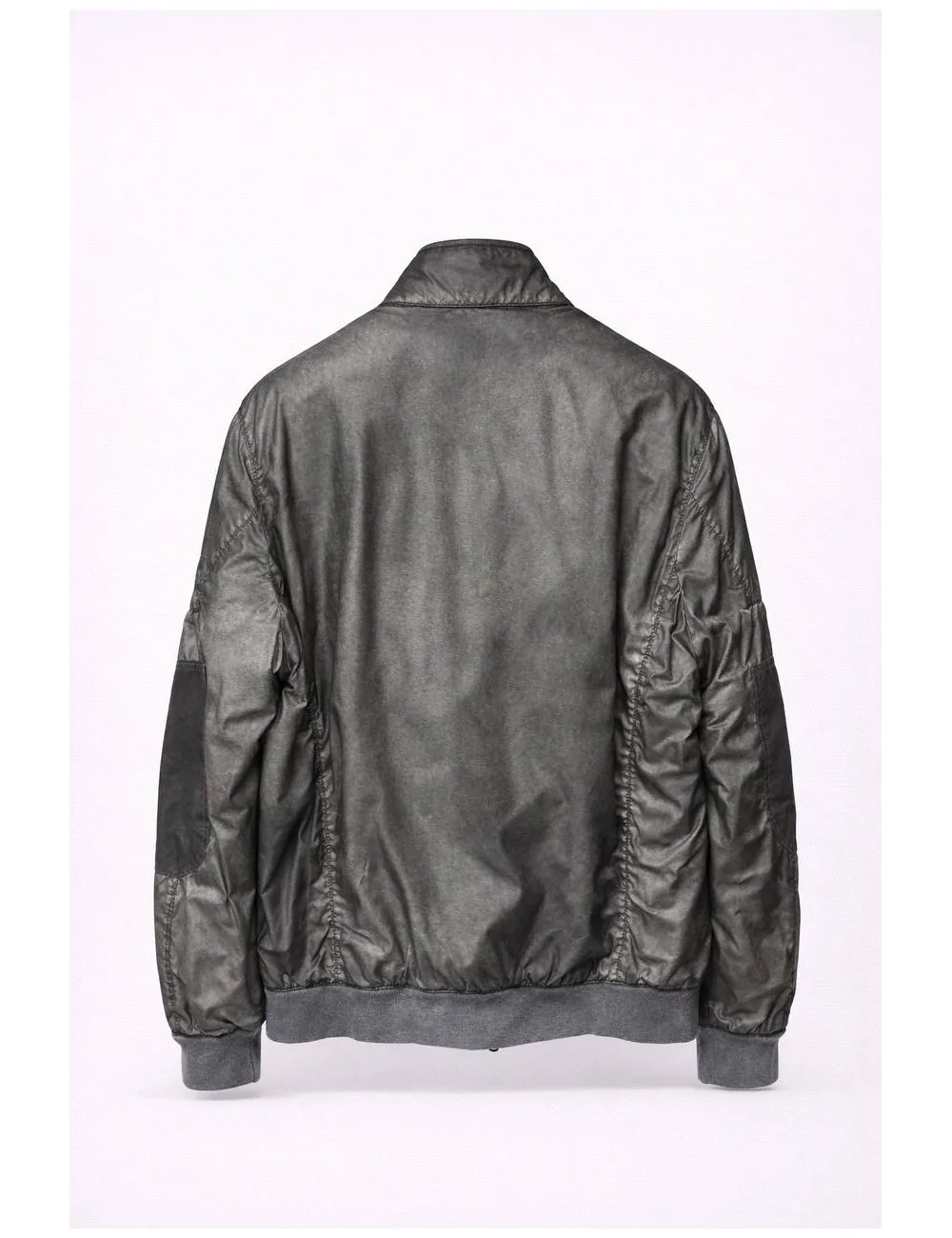Giubbino Grigio Con Tasche Oblique