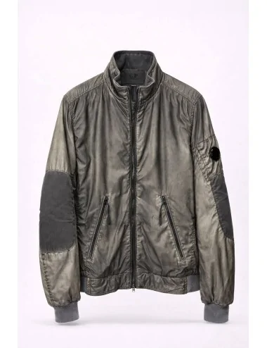 Giubbino Grigio Con Tasche Oblique