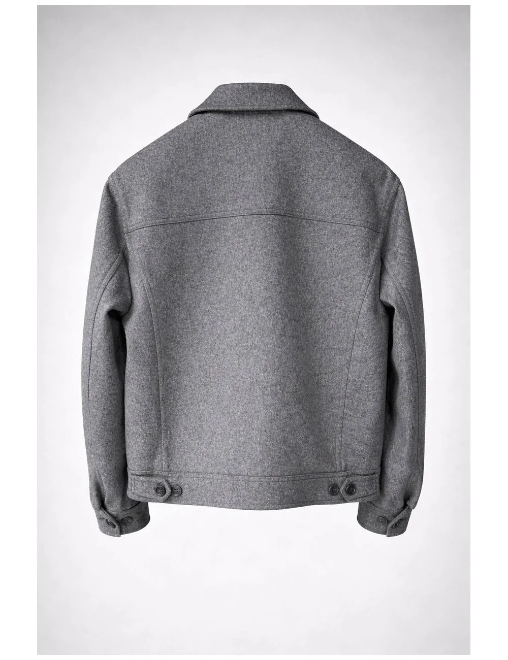 Giacca camicia in lana