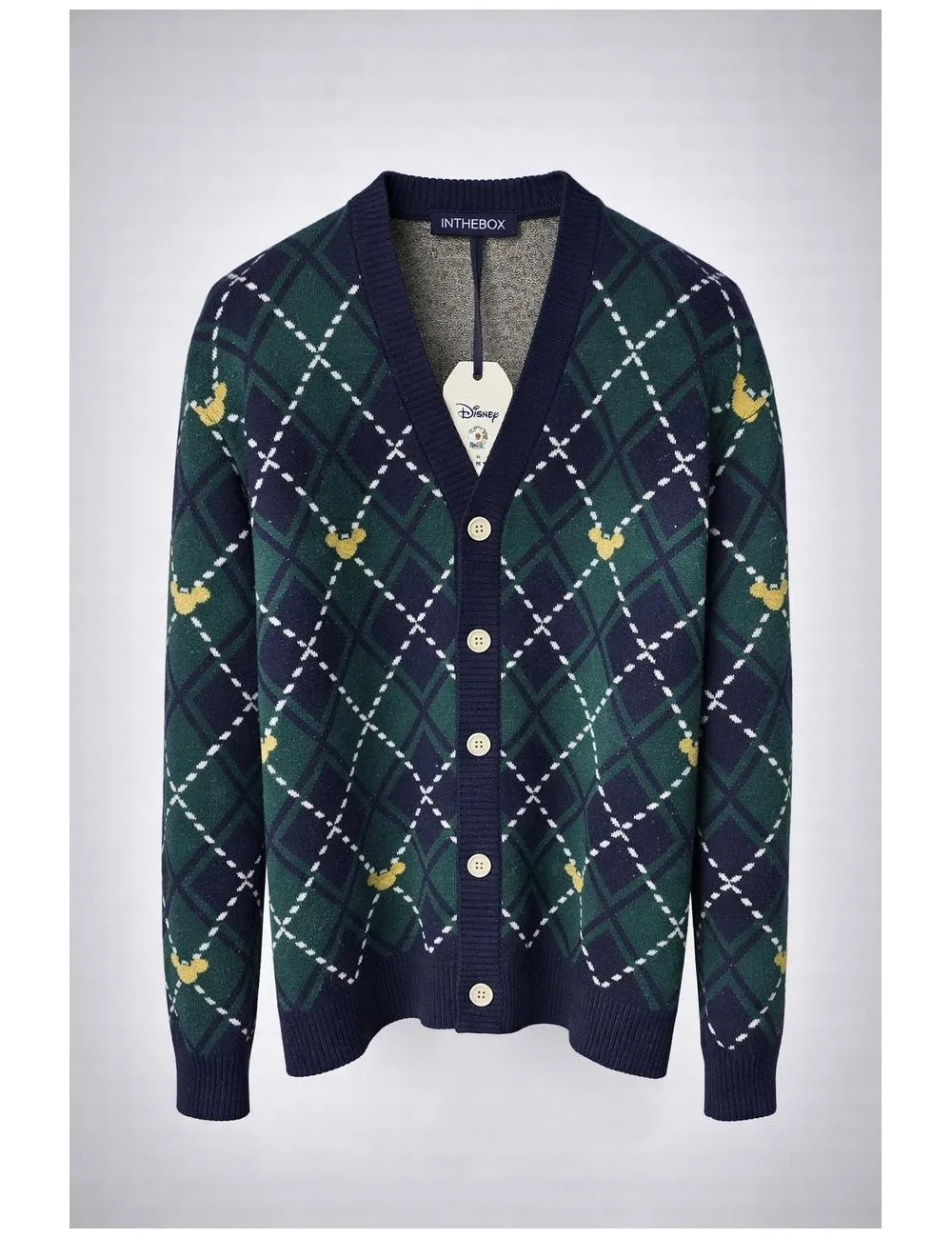 Cardigan con stampa Mickey