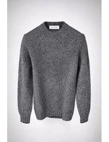 Girocollo grigio melange