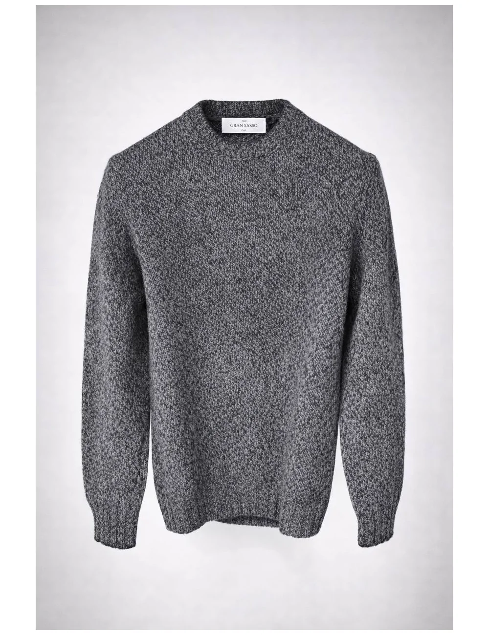 Girocollo grigio melange