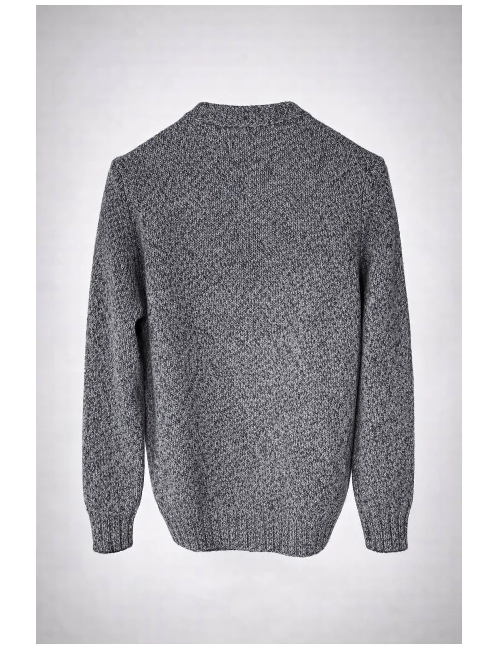 Girocollo grigio melange