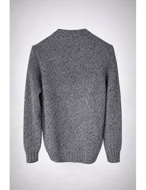 Girocollo grigio melange