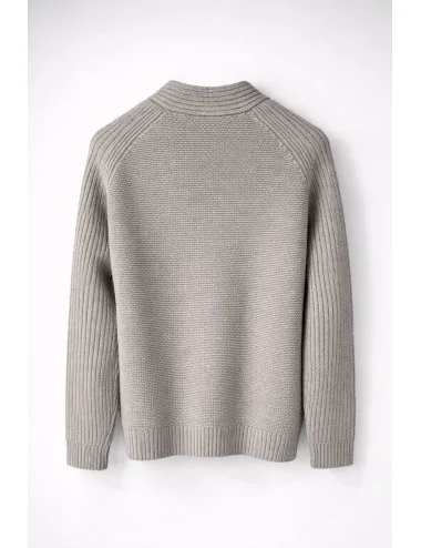 Cardigan doppio punto 2