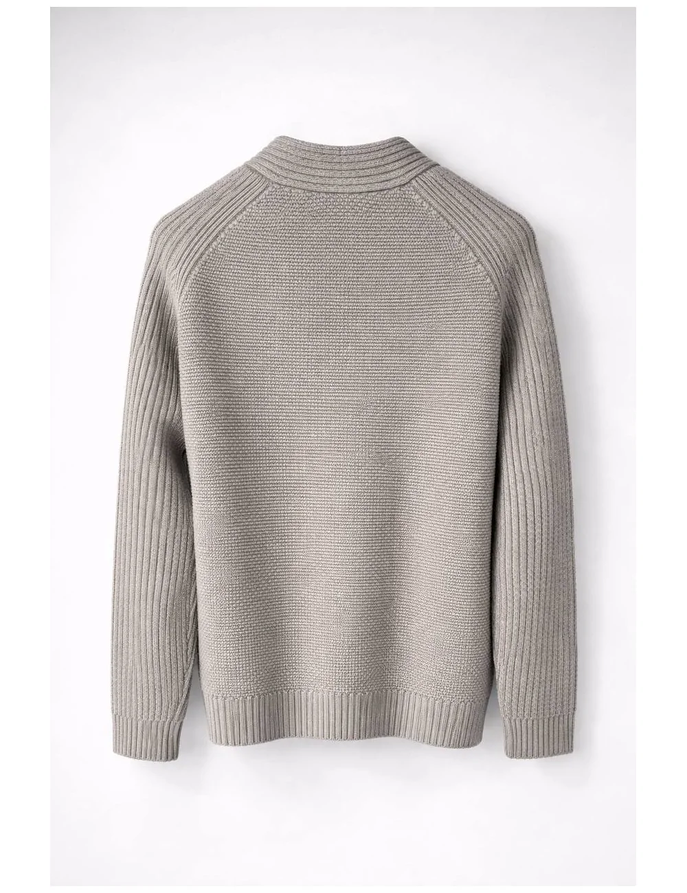 Cardigan doppio punto