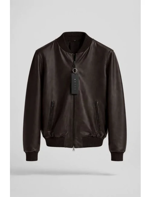 Giubbino in nappa testa di moro