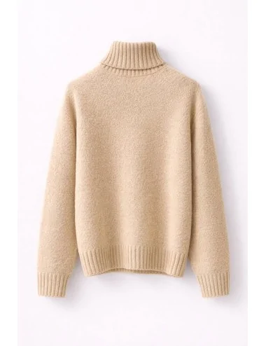 Maglia collo alto boucle 2