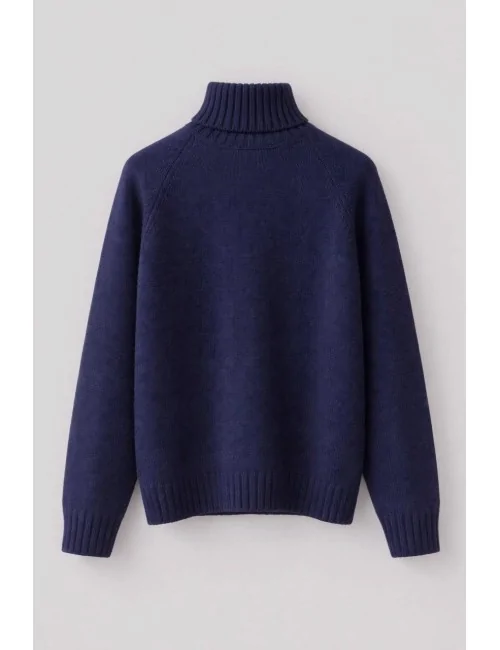 Maglione collo alto in cashmere