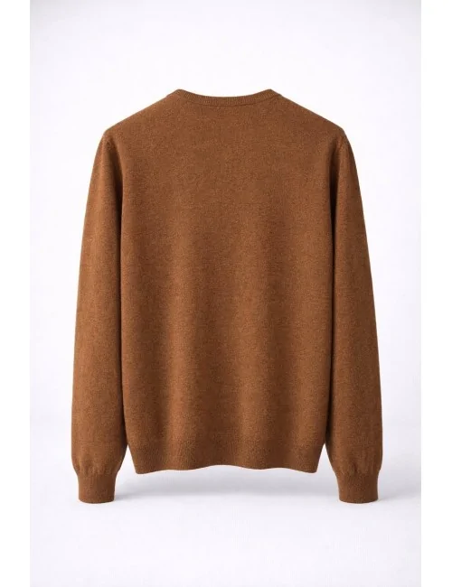 Girocollo in cashmere e lana