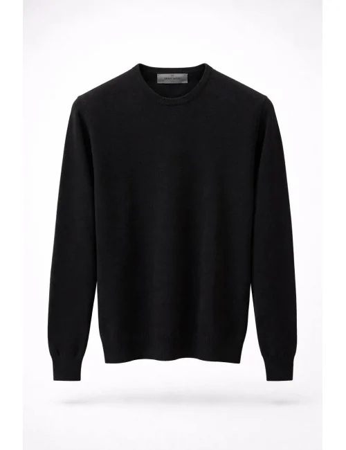 Girocollo cashmere e lana