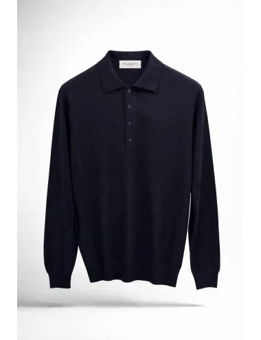 Polo in lana quattro bottoni 2