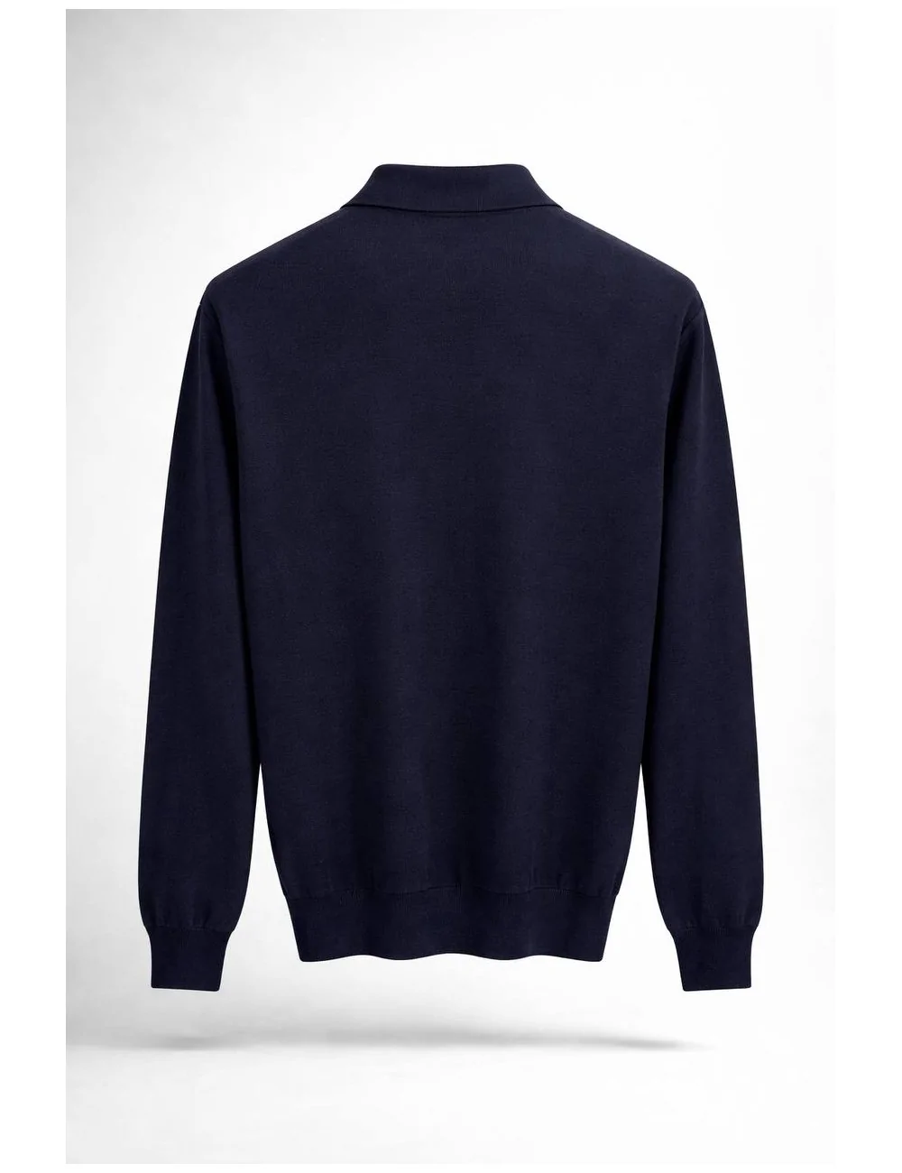 Polo in lana quattro bottoni