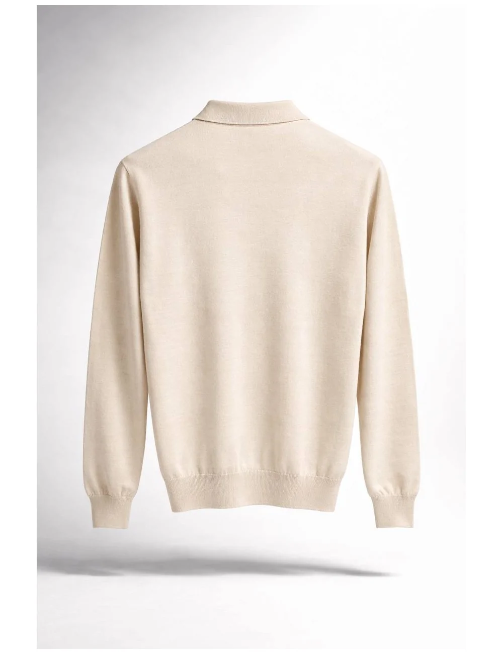 Polo in lana quattro bottoni