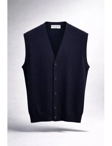 Gilet maglia in lana