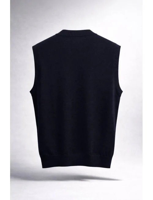 Gilet maglia in lana