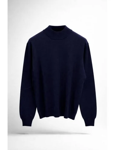 Maglia mezzo collo in lana