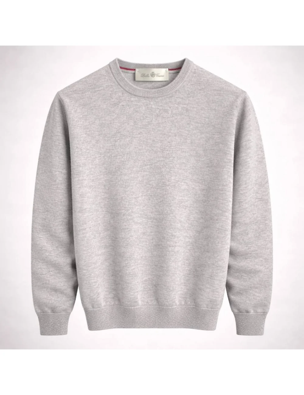 Girocollo in cashmere e lana