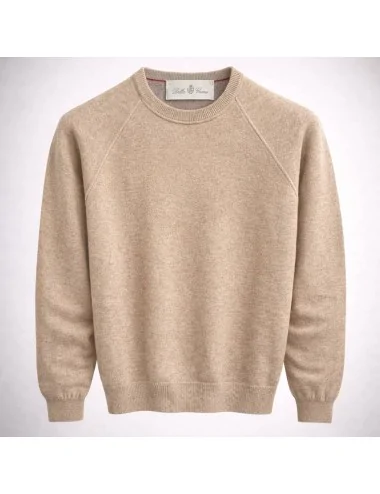 Girocollo taglio felpa in lana