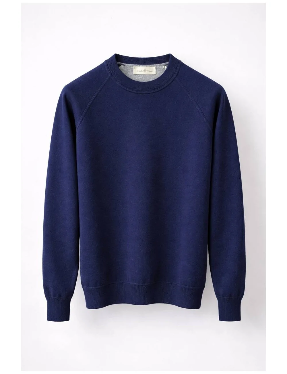 Girocollo taglio felpa in lana