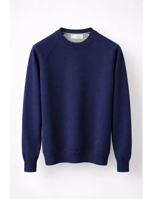 Girocollo taglio felpa in lana