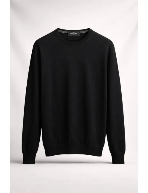 Girocollo in cashmere e seta