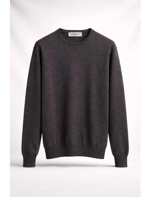 Maglia girocollo merinos