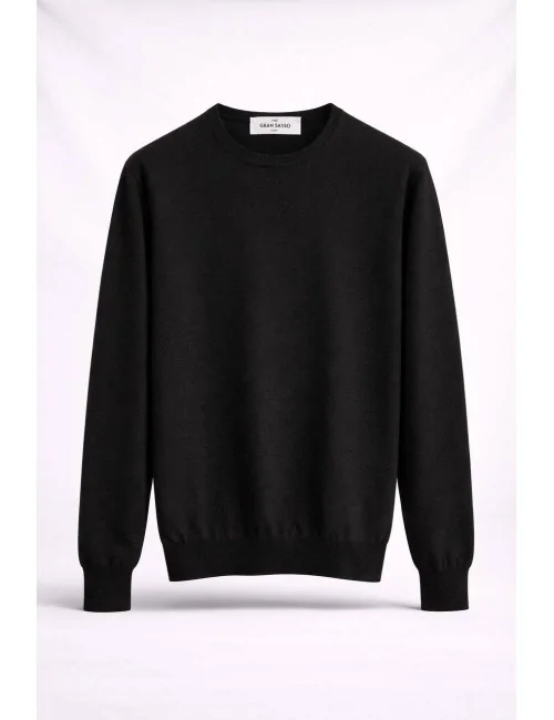 Paricollo nero in lana