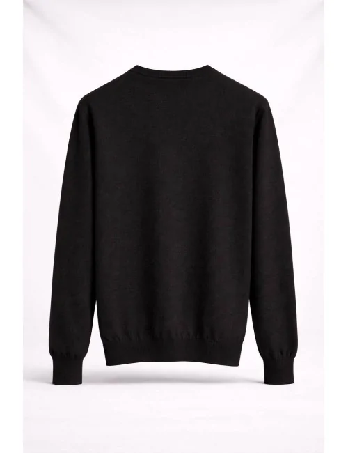 Paricollo nero in lana