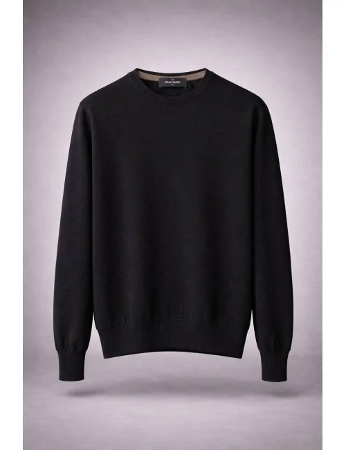 Girocollo cashmere e seta