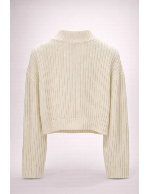 Maglia mezzo collo oversize