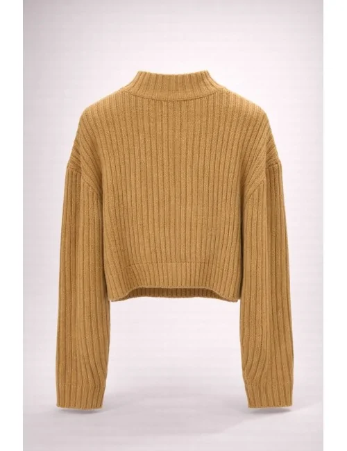 Maglia mezzo collo oversize