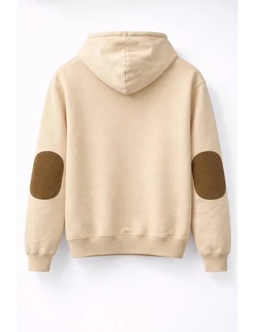 Felpa con cappuccio con stampa ricamata