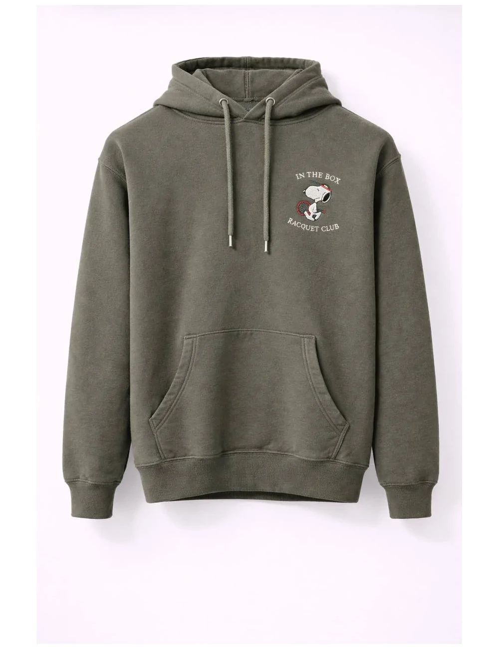 Felpa con cappuccio con stampa snopy