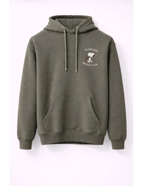 Felpa con cappuccio con stampa snopy