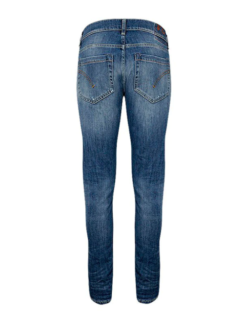 DONDUP Jeans Blu Scuro Effetto Vissuto