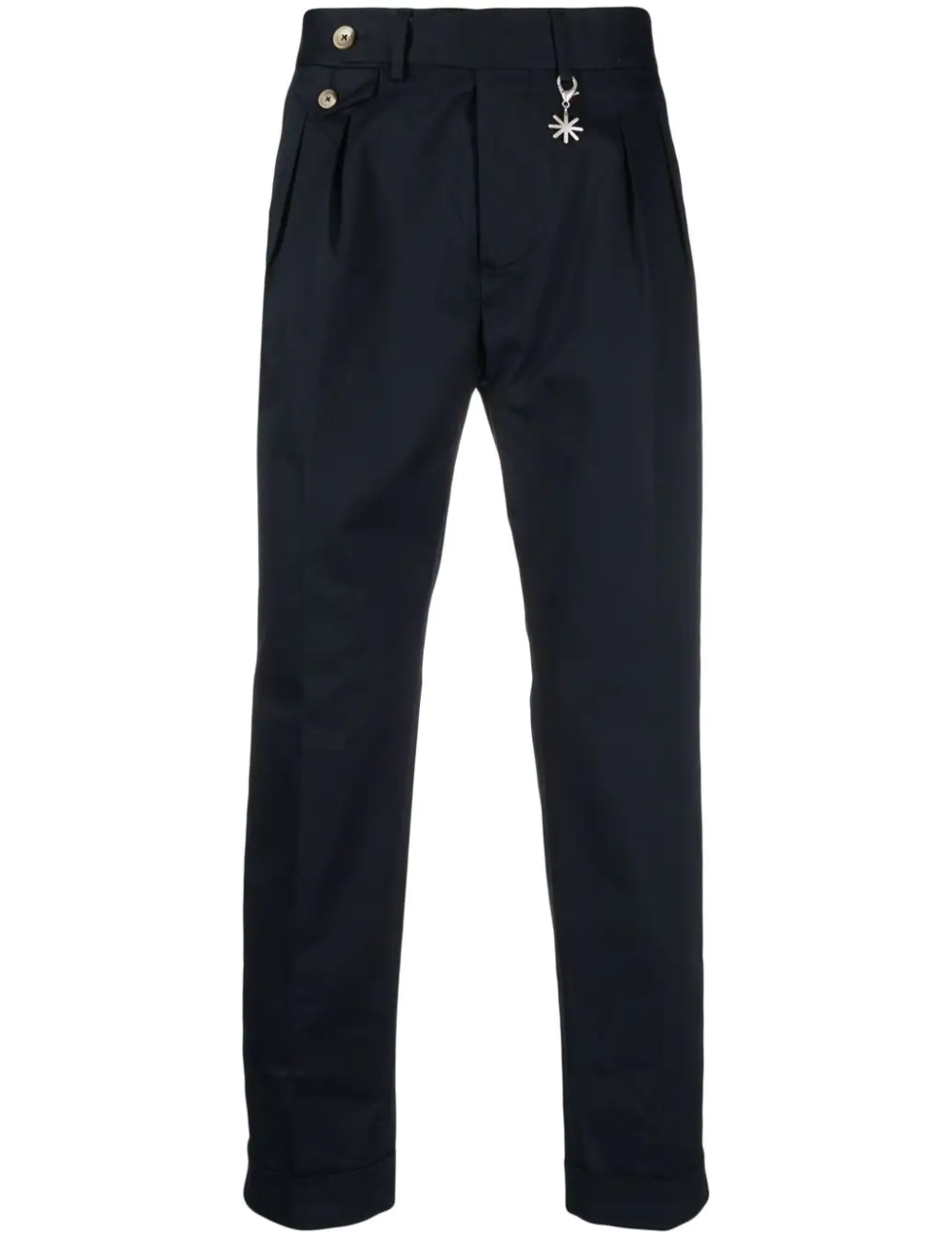 MANUEL RITZ Pantalone Alla Caviglia Baggy Fit