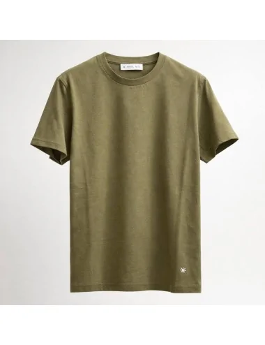 T-shirt verde in cotone