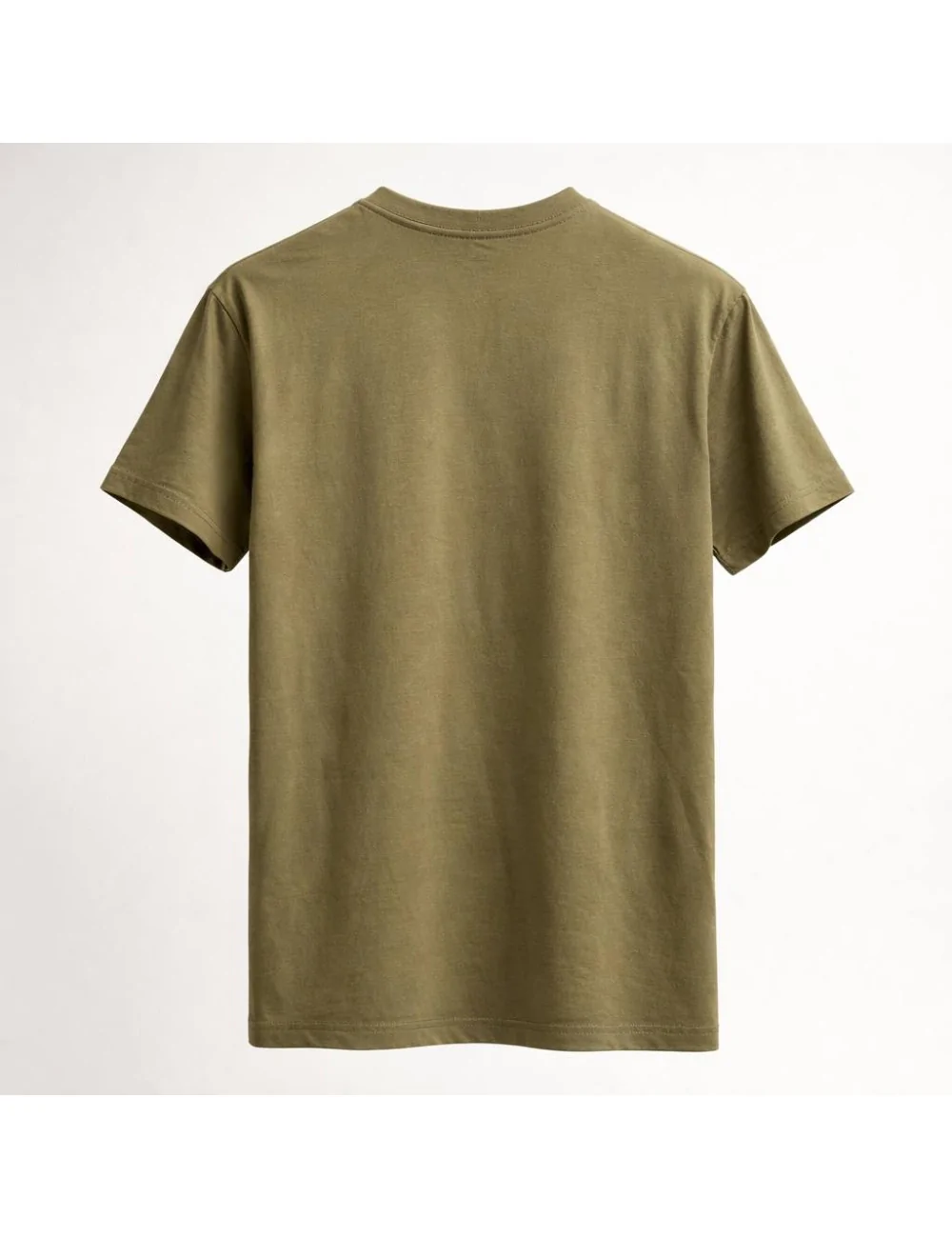 T-shirt verde in cotone