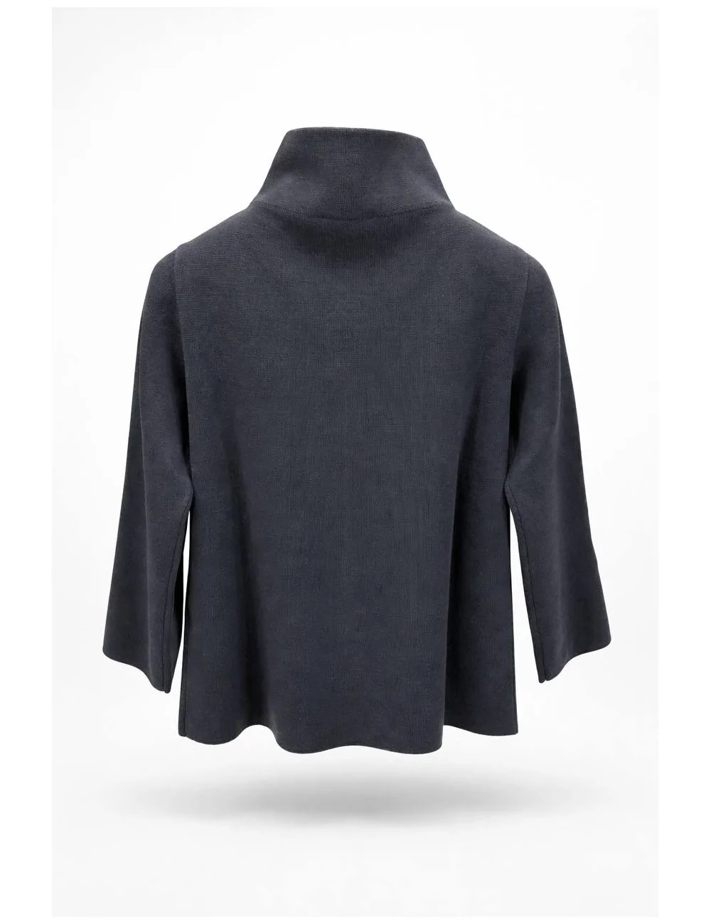 Cardigan a collo alto