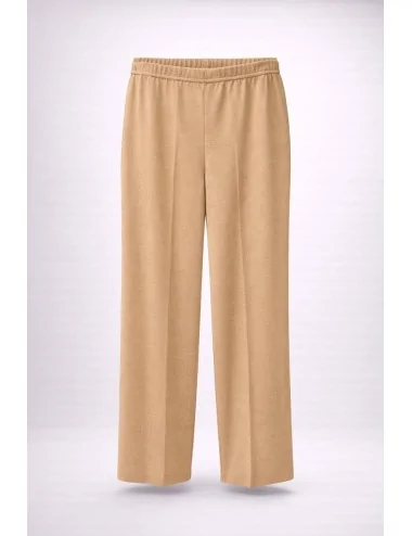 Pantalone In Lana Color Cammello